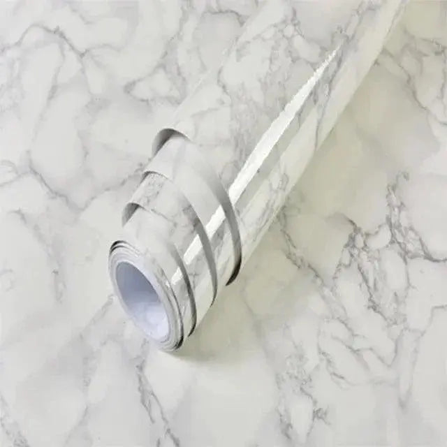 Durable Marble Wallpaper for Cabinets — Marble Jazz Black
