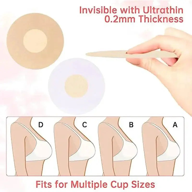 Invisible Chest Patch Stickers Eco Friendly Nipple Covers