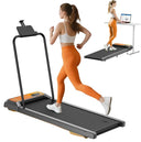 2.5HP Quiet 2 In 1 Under Desk Treadmill Incline Handle Bar