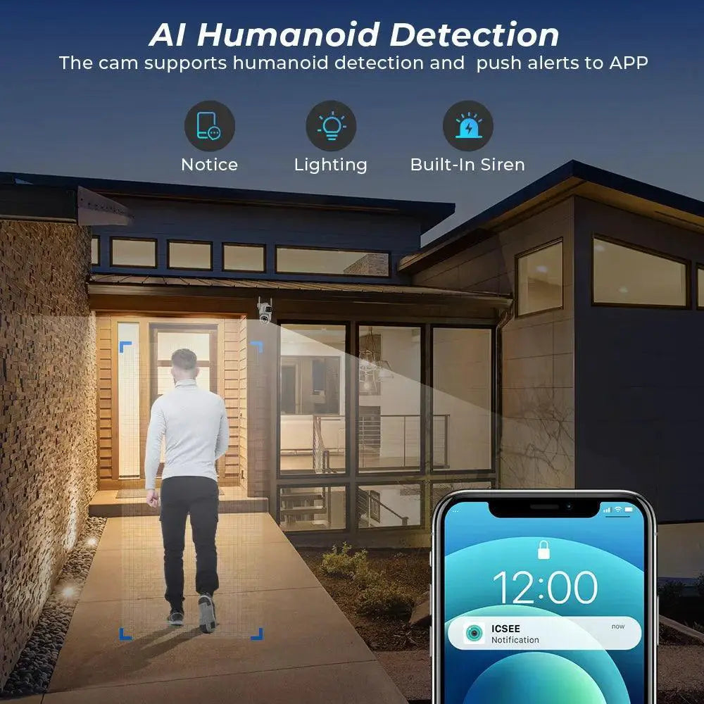 Hiseeu Smart Surveillance Camera Enhanced AI Security Tech