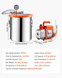Vacuum Chamber And Pump Kit