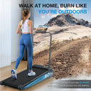 Quiet Home Under Desk Treadmill With Incline And Handle Bar