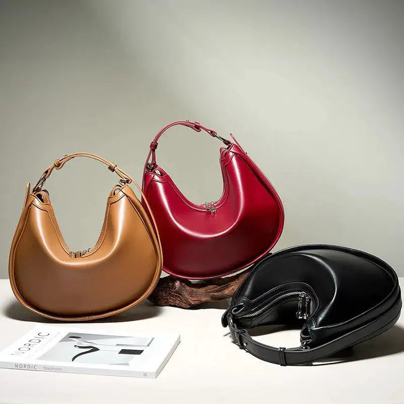 Yanatari Genuine Leather Crossbody Bag Vintage Style
