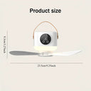 Portable USB Hanging Ceiling Fan Ideal for Dorm Rooms and Outdoor Adventures