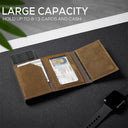 Slim Card Wallet for Men AirTag Tracking