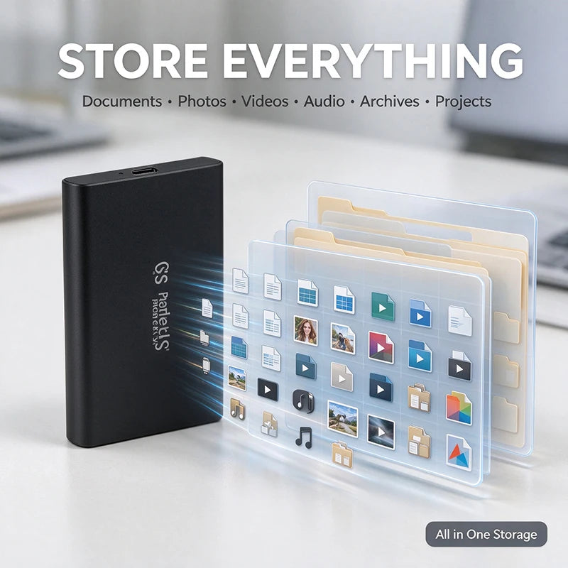 USB-C USB External SSD Drive