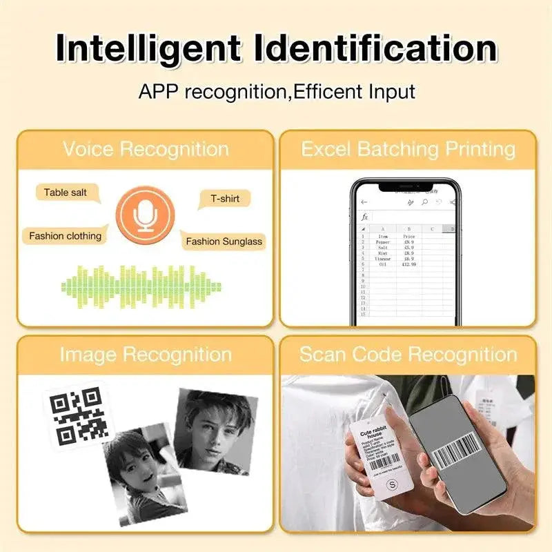 NiiMbot B21 Mini Wireless Printer Portable Label Maker