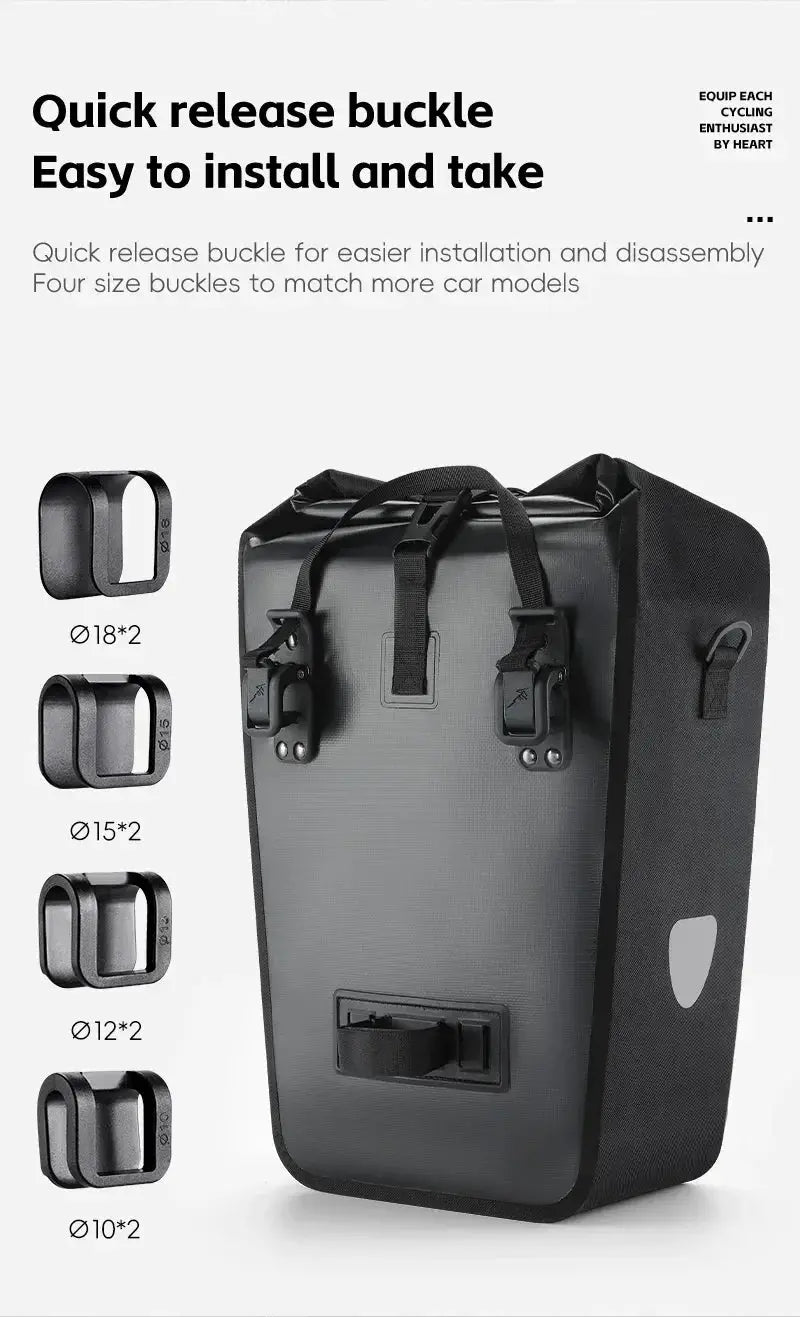 Waterproof Pannier Bag for City Commuters — product view 11