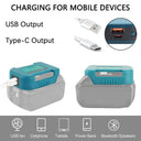 USB Power Source for Makita Dewalt Milwaukee Battery Adapter