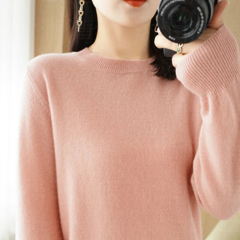 Crew Neck Knit Sweater