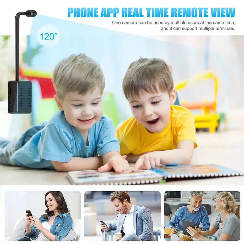 HD 1080P Mini Camera Motion Detection WiFi Camera Video Recorder Indoor Security Protection Surveillance Camcorder Remote View