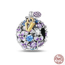 Sterling Silver Spring Colorful Butterfly