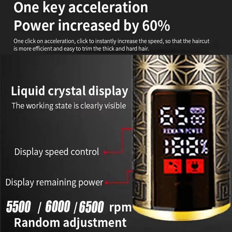 Professional Men's Electric Shaver Premium Grooming Tool