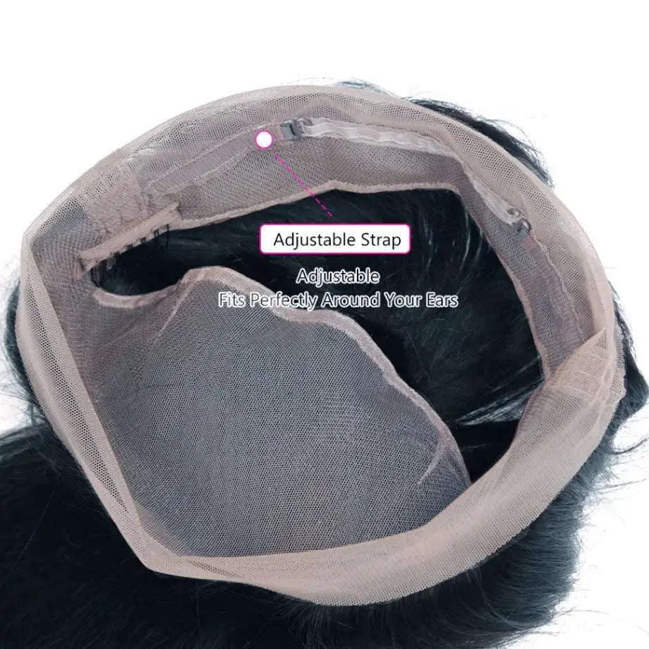 HD Transparent Lace Brazilian Straight Hair Frontal Remy