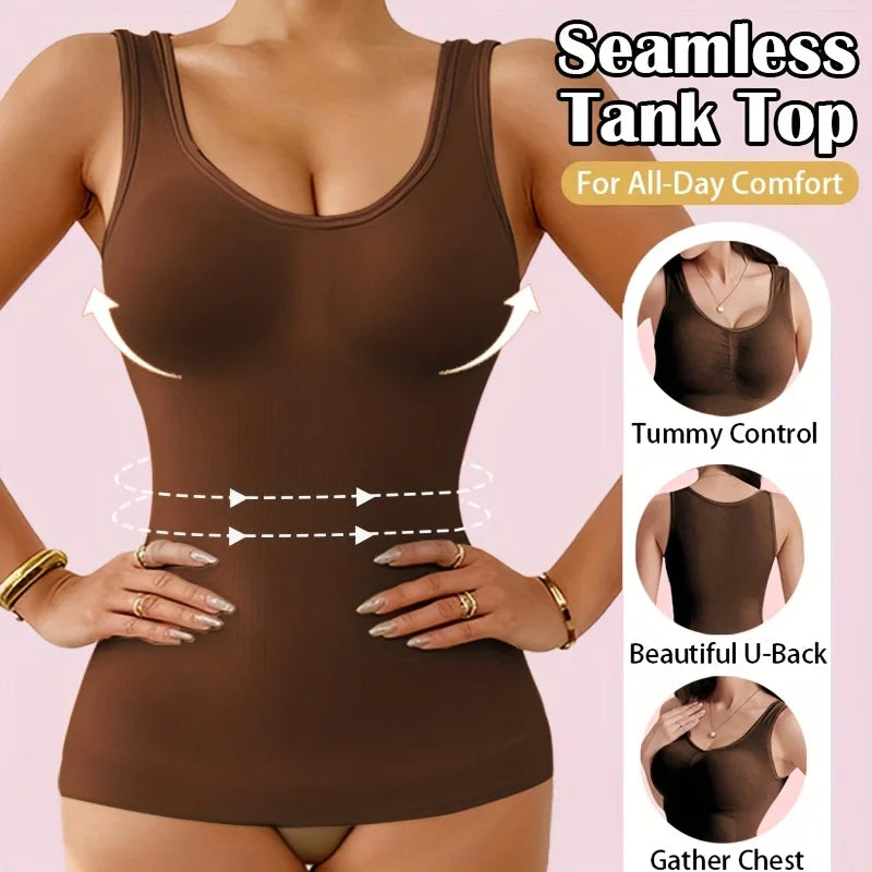 Stretch Padded Shapewear Camisole