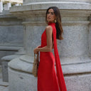 Elegant Satin Gown for Women Evening