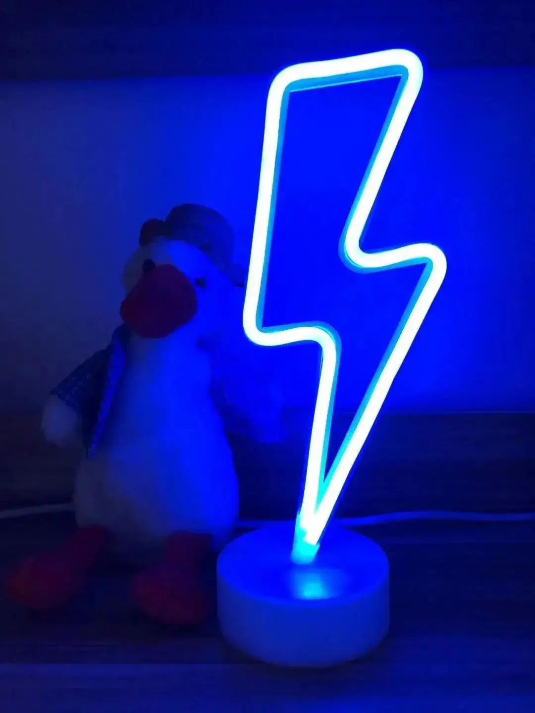 Neon Star Moon LED USB Night Light for Home Decor Accent
