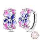 Sterling Silver Colorful Butterfly Dragonfly