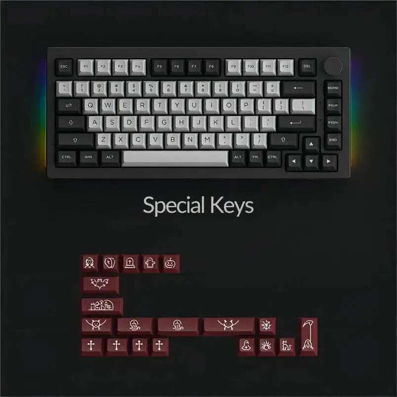 Akko Dracula Castle Mechanical Gaming Keyboard Elevate Setup