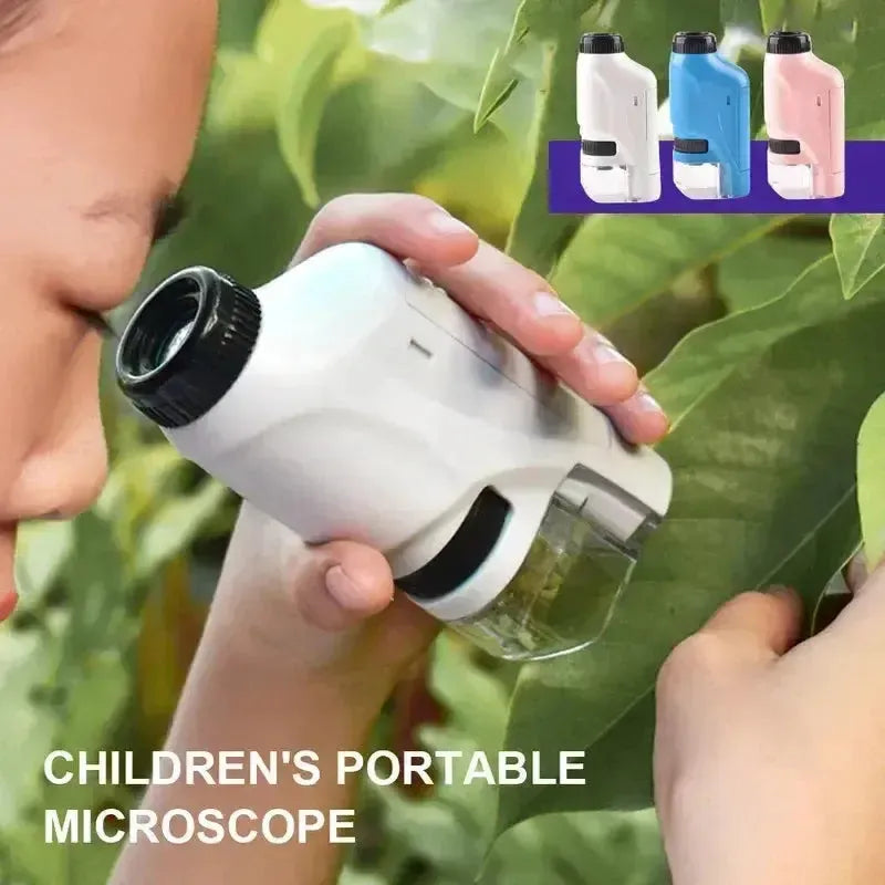 Mini Pocket Microscope Kit LED Light - OurLum.com