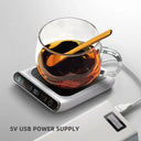 USB Coffee Mug Warmer With 3 Settings For Office Desk Use Keeps Coffee Hot