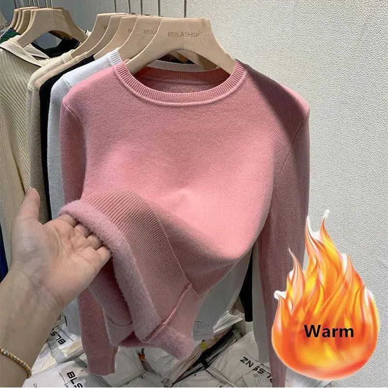 Plush Fleece Sweater For Women Stay Warm And Stylish
