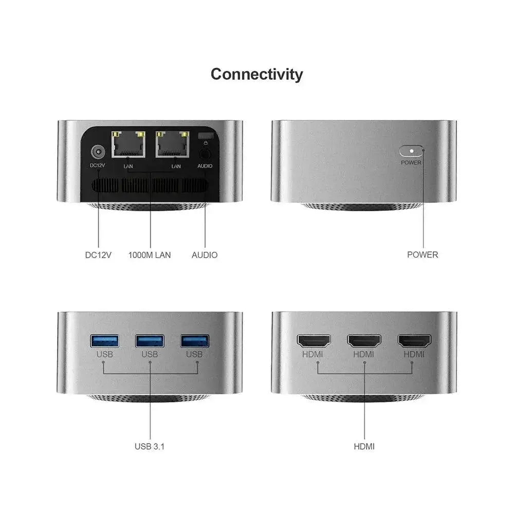 Chatreey T8 Mini PC High Performance Intel Celeron Quad Core