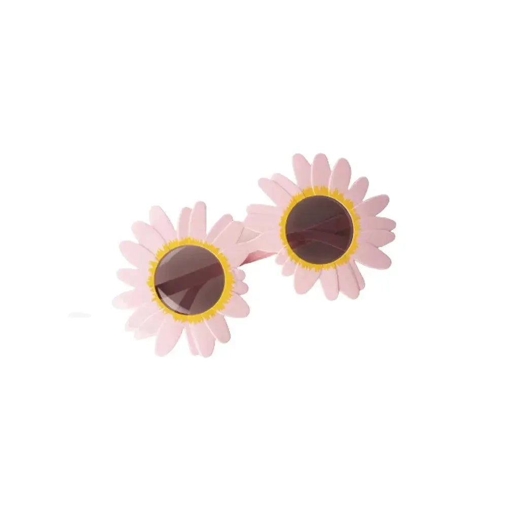Whimsical Daisy Shaped Sunflower Sunglasses For Parties