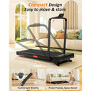 12 Level Incline Walking Pad Treadmill Under Desk Quiet Office