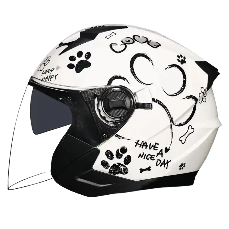 Unisex Open Face Motorcycle Helmet — product view 1