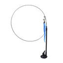 Interactive Feather Cat Wand Toy with Suction Cup Base