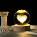 Crystal Ball Lamp With Galaxy Projection