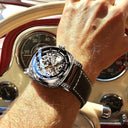 Glenaw Stainless Steel Automatic Watch for Modern Men Luxury