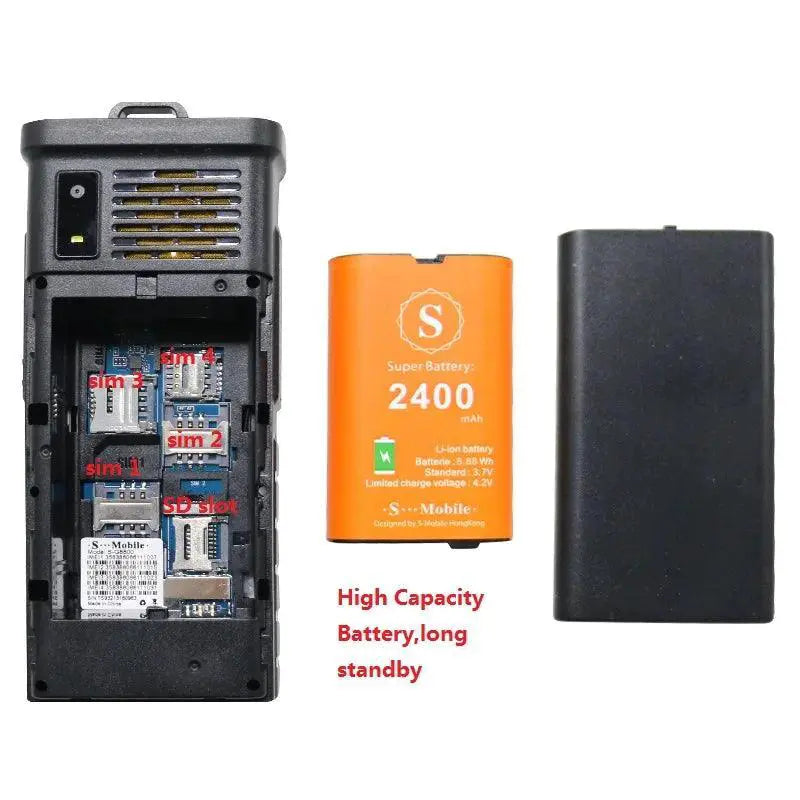 Rugged Outdoor Mobile Phone Antenna Long Standby Battery