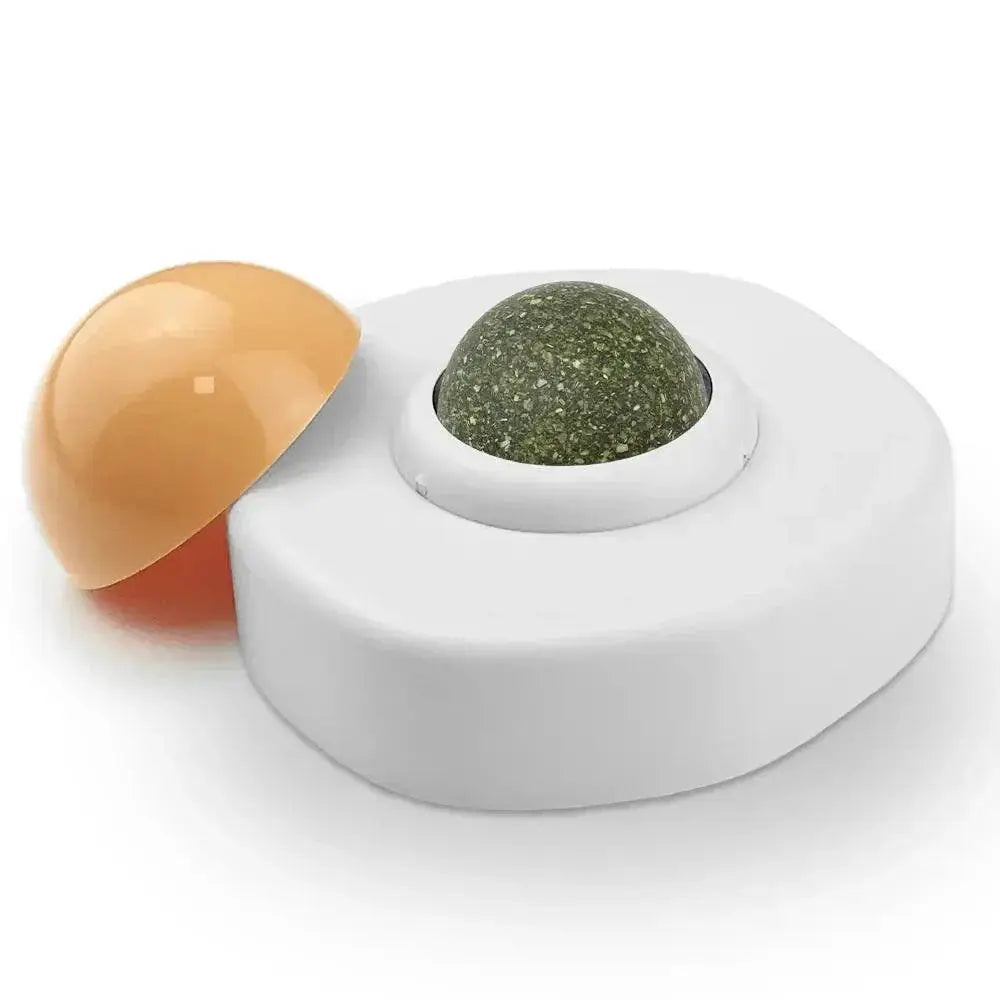 Interactive Cat Toy Ball for Dental Health and Fun Play