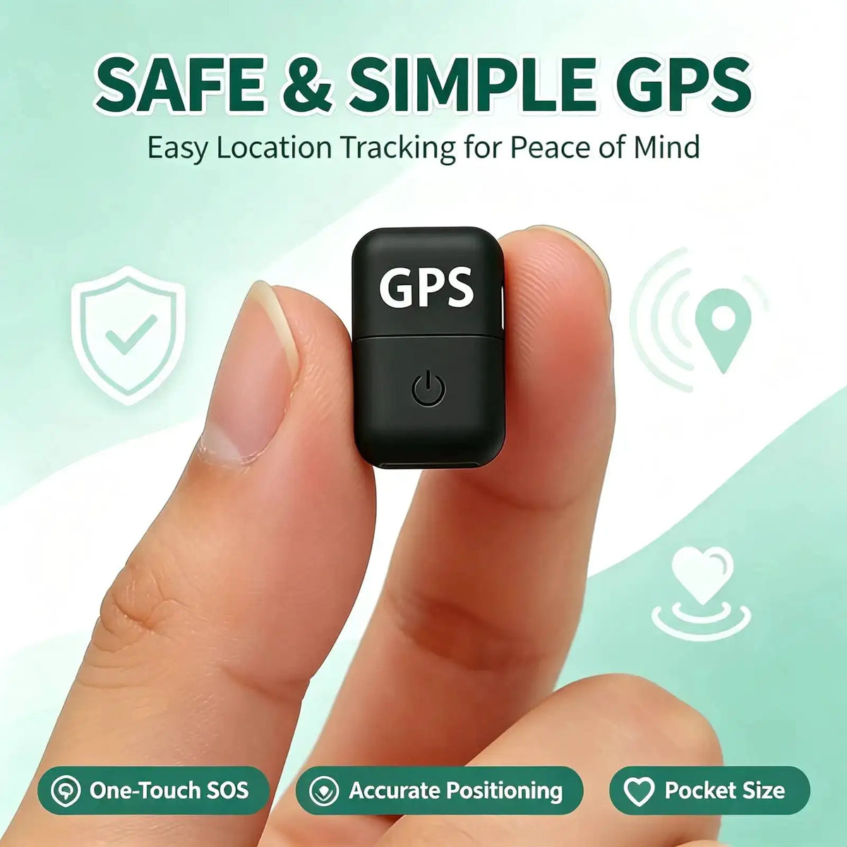 Mini GPS Tracker, Hidden ‑Time GPS Locator Y16 Standby — product view 1