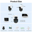 Outdoor Security Camera With AI Tracking For Homes