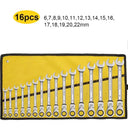 Effortless Flex Head Ratchet Wrench Set