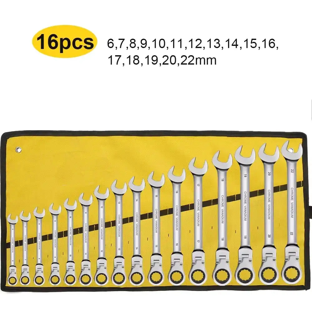 Effortless Flex Head Ratchet Wrench Set — product view 8