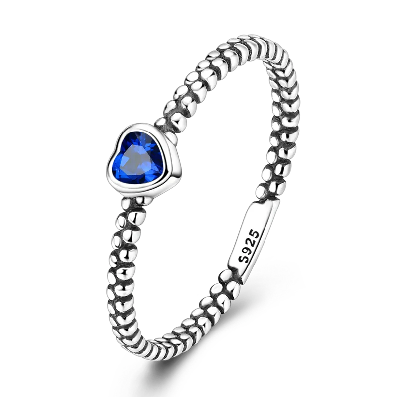 Sterling Silver Golden Ring Sparking