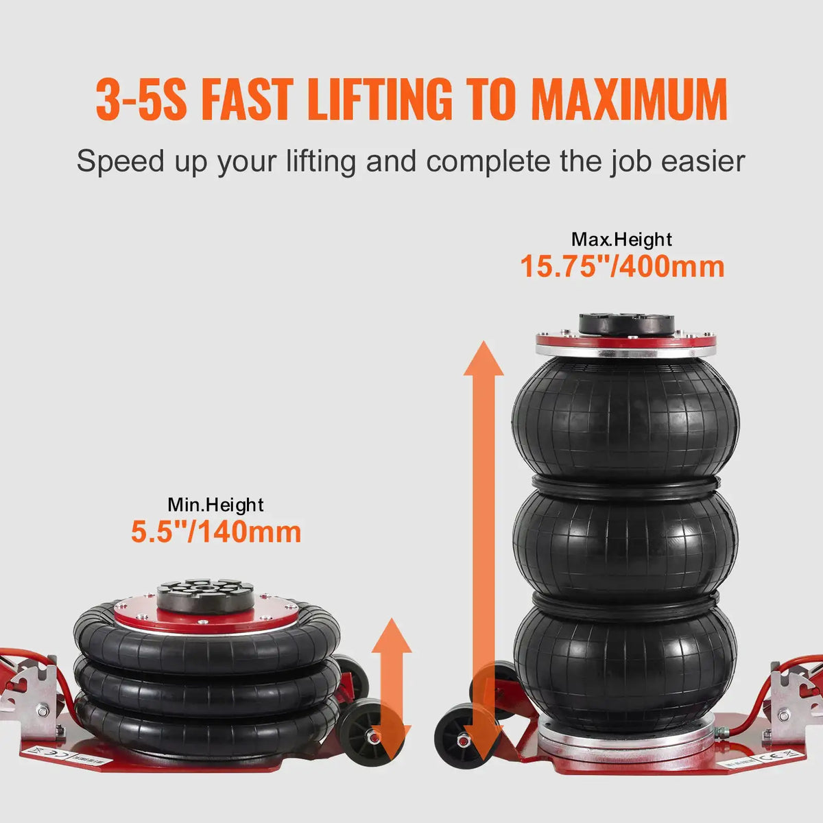 Ton Heavy Duty Air Bag Jack SUV — product view 3