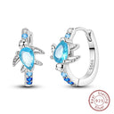 Sterling Silver Colorful Butterfly Dragonfly