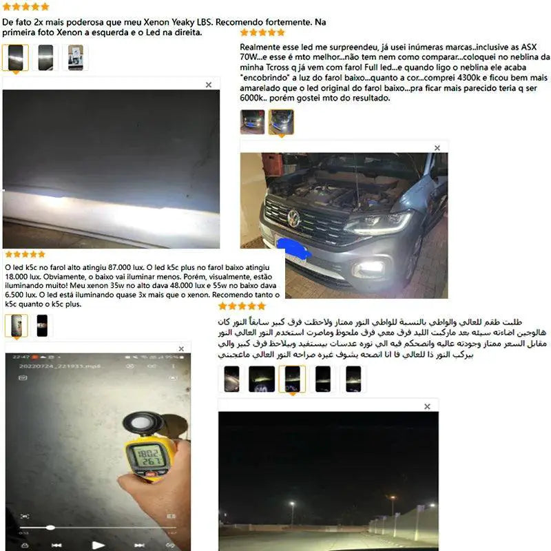 Dawnknight K5C Canbus LED Bulbs High Brightness Headlight