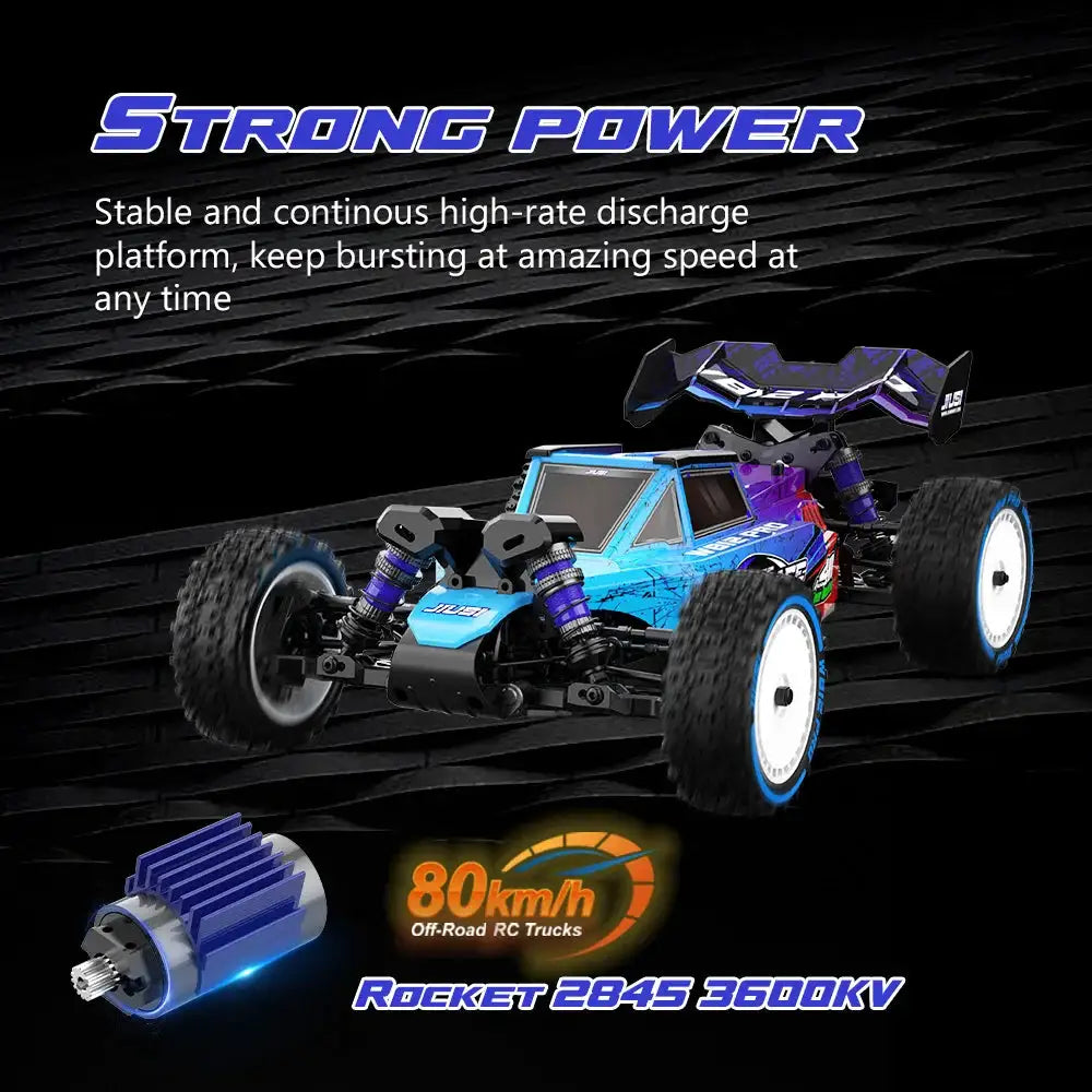 JIUSI WB12 PRO 1:12 Brushless RC Car 80km/h 4WD High Speed Off-road Drift Vehicle 2.4G Remote Control Racing Car Toys As Gift