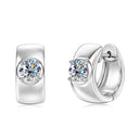 Luxury Gold Moissanite Hoops