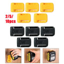 2/5/10Pcs For 18V 20V 60V Battery Holder Yellow Storage