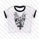 Graphic Harajuku Dress for Punk Women