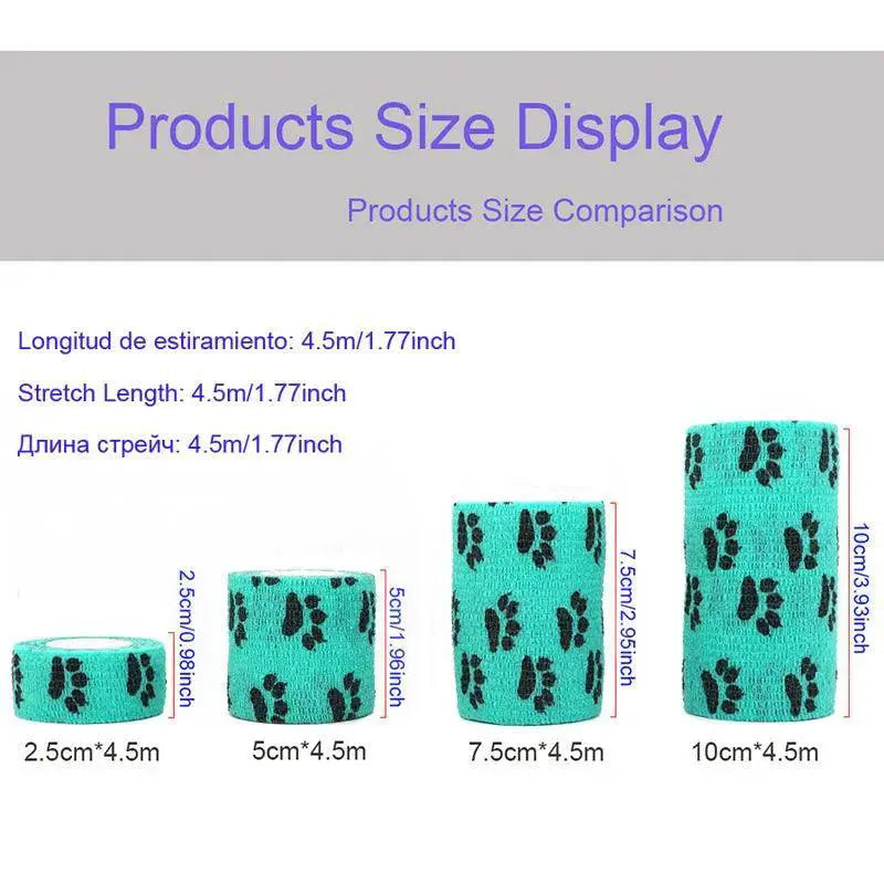 Colorful Self Adhesive Elastic Bandage Wrap Sports Protector