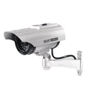 Solar Power Security Camera Deter Criminals with LED Light