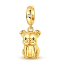 Sparkling Gold Plated Camera Charm